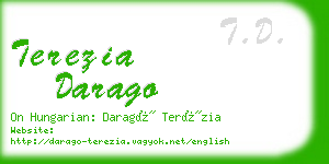 terezia darago business card